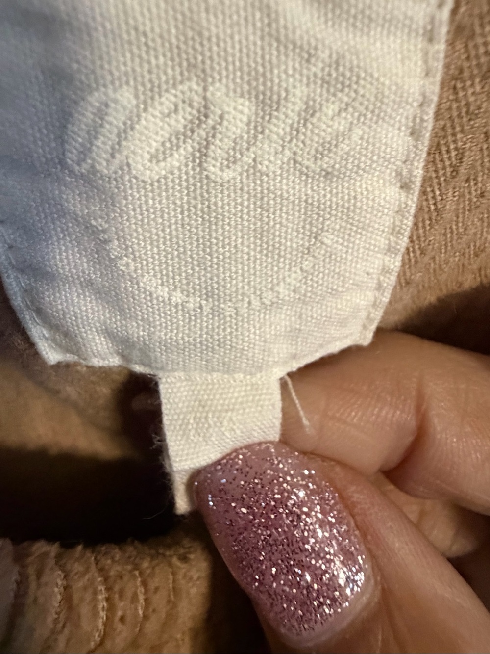 aerie Corduroy Button-Front Jumpsuit in Camel Brown - Picture 4 of 4